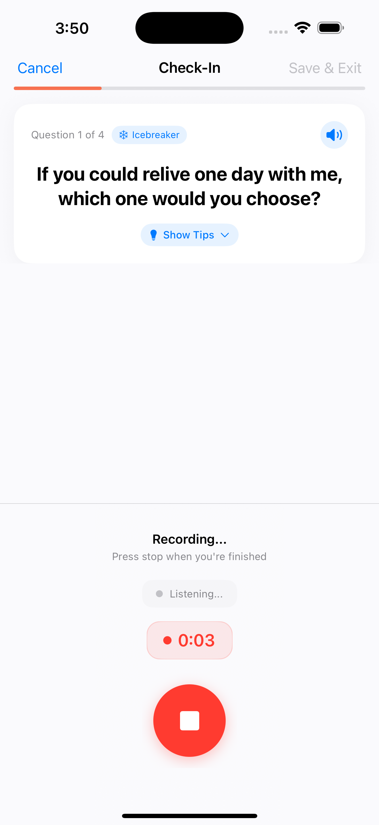 Voice conversation recording